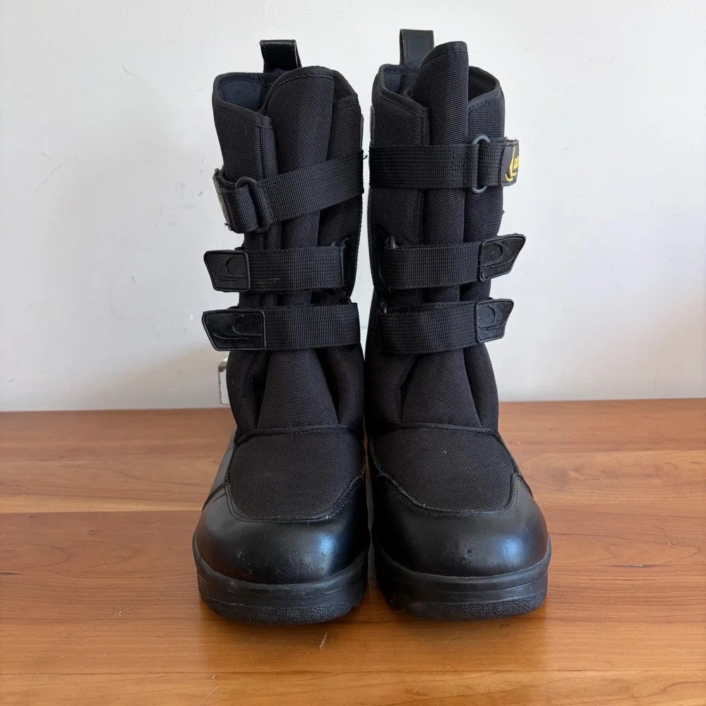 Ski-Doo Mens Black Snowmobile Boots Thermolite Insulated Size 7 4500056971